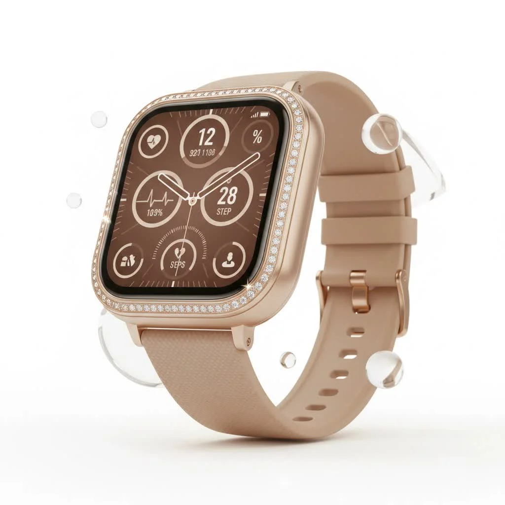 Person using a T-Mobile smartwatch to stream music