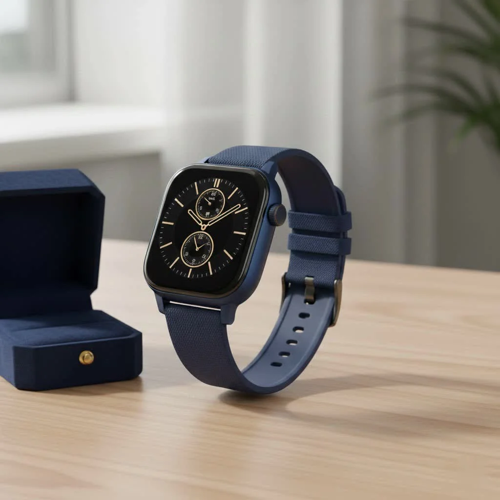 Elegant smartwatch on a woman's wrist