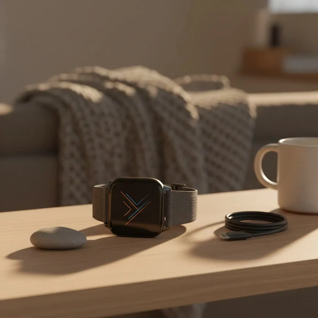 Elegant smartwatch on a woman's wrist